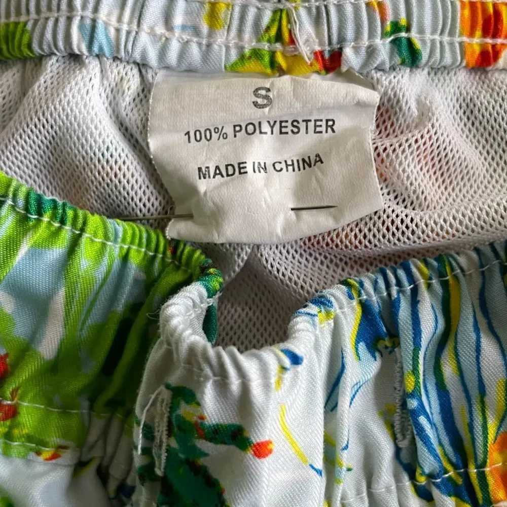 Peter Millar Tropical Fish Men’s Swim Trunks Size Small